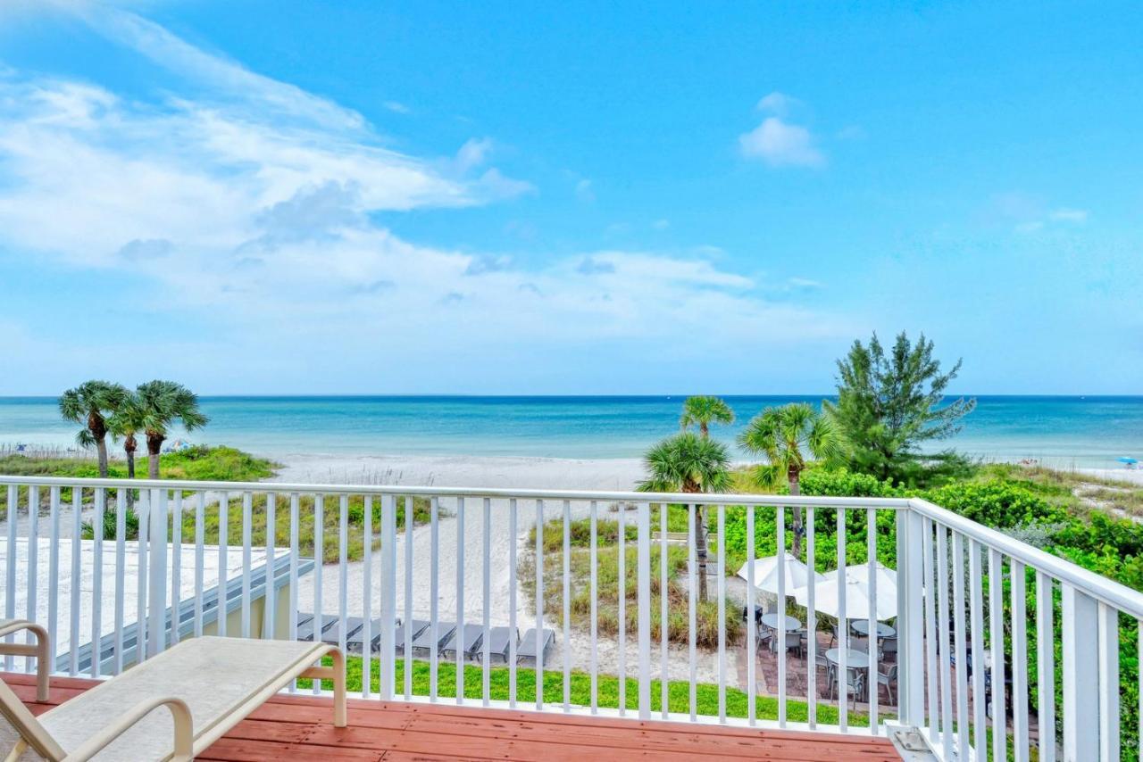 Laplaya 201C: Beachfront Corner Unit with Gulf Panorama Longboat Key Exterior photo