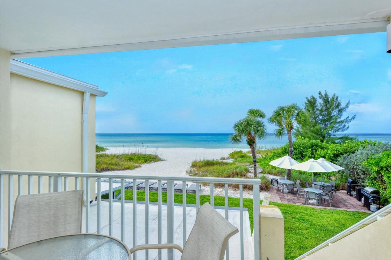 Laplaya 201C: Beachfront Corner Unit with Gulf Panorama Longboat Key Exterior photo