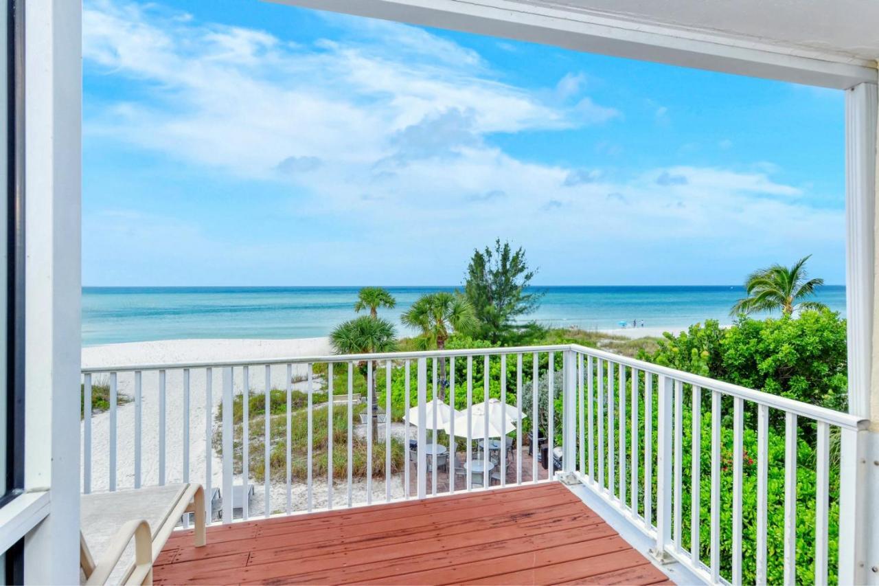 Laplaya 201C: Beachfront Corner Unit with Gulf Panorama Longboat Key Exterior photo